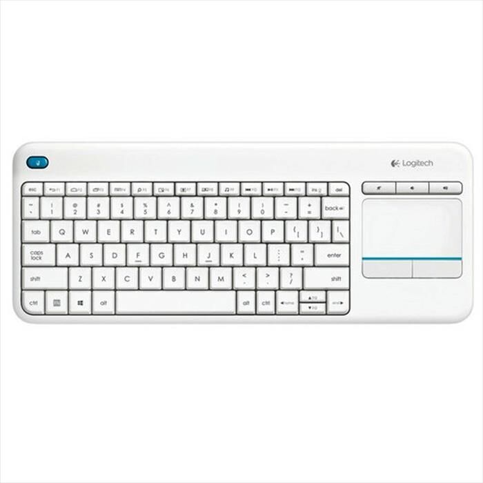 Logitech Wireless Touch K400 Plus-bianco