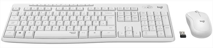 Logitech Mk295 Silent-bianco