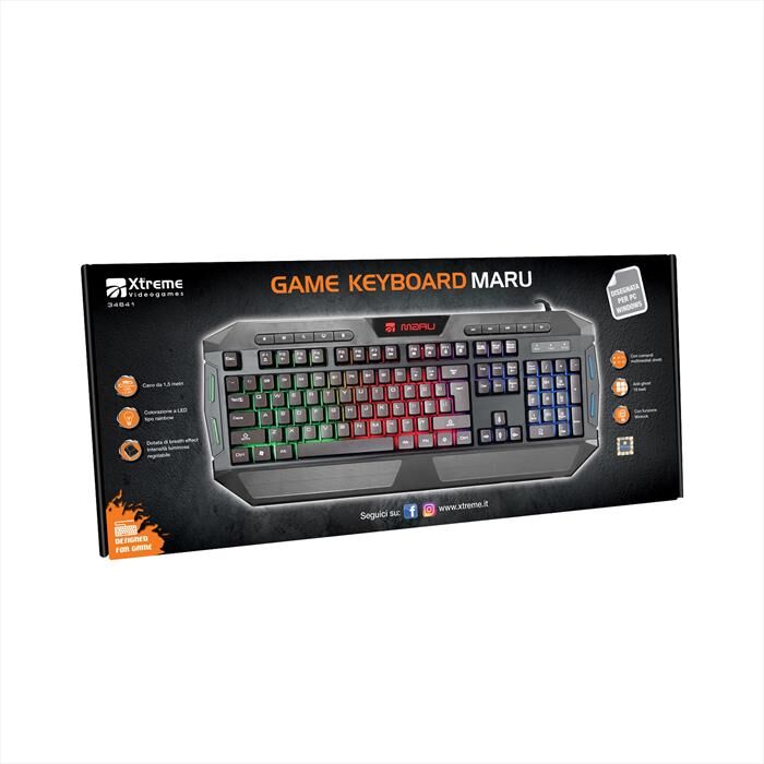 Xtreme Game Keyboard Maru-nero