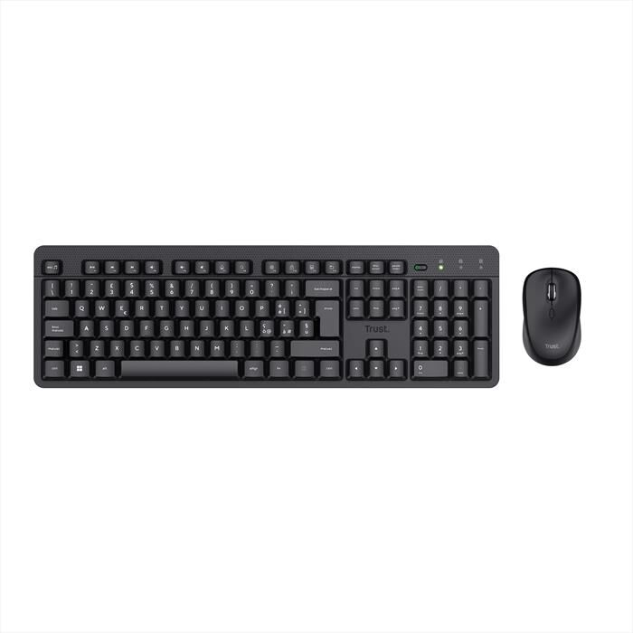 Trust Ody Ii Wl Keyboard & Mouse It-black