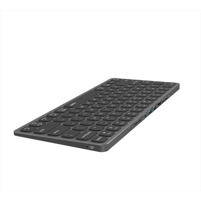 RAPOO Keyboard With Usb-c Hub Uck-6001-dark Grey / Grigio Scuro RAPOO Keyboard With Usb-c Hub Uck-6001-dark Grey / Grigio Scuro