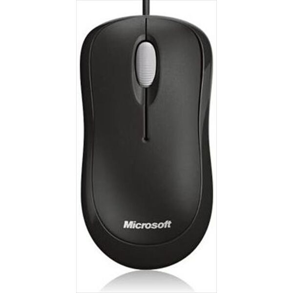 microsoft ready mouse wired blk-black