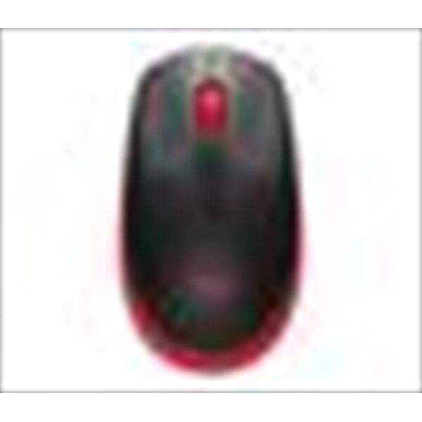 logitech m190 full-size wireless mouse red emea-nero/rosso