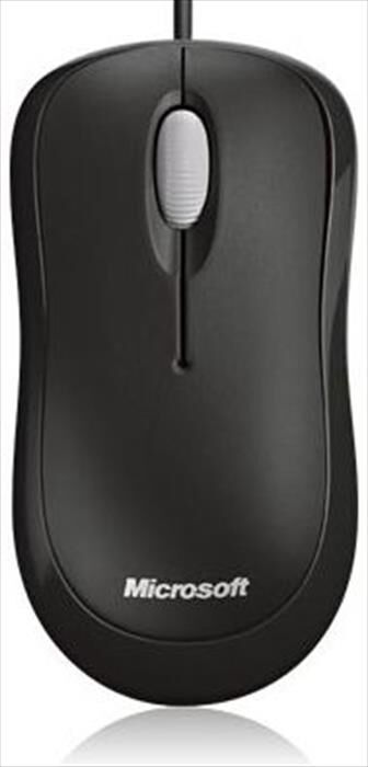 microsoft ready mouse wired blk-black