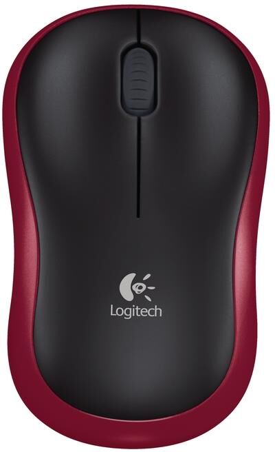 Logitech Wireless Mouse M185-rosso