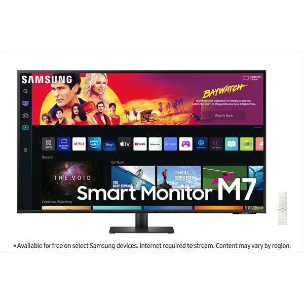 samsung smart monitor m7 m70b da 43'' uhd flat