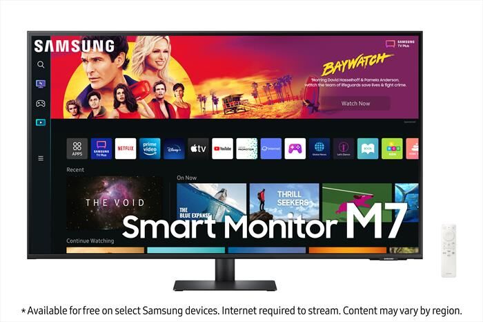 samsung smart monitor m7 m70b da 43'' uhd flat