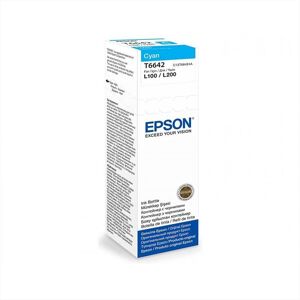 Epson T6642 Cyan Ink Bottle 70ml-ciano
