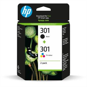 HP 301 2-pack Black/tri-color-nero, Tricromia