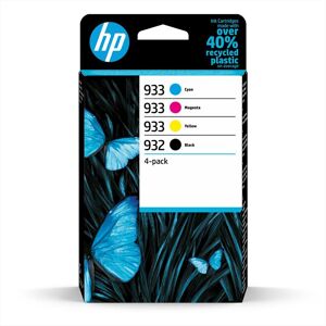 HP 932/933 Combo 4 Cartucce Originali Nero E Colore-nero, Ciano, Magenta, Giallo