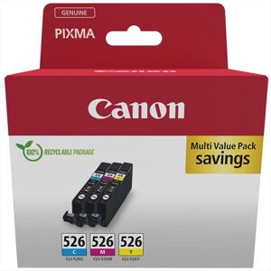 Canon Kit Cartucce Multipack Cli-526 C/m/y-ciano Magenta Giallo