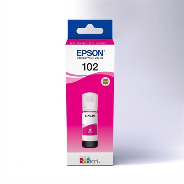 epson 102 flacone di inchiostro ecotank t03r3 magenta-magenta