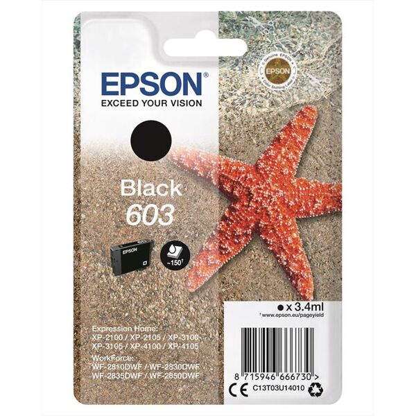 epson 603 stella marina t03u standard single nero-nero