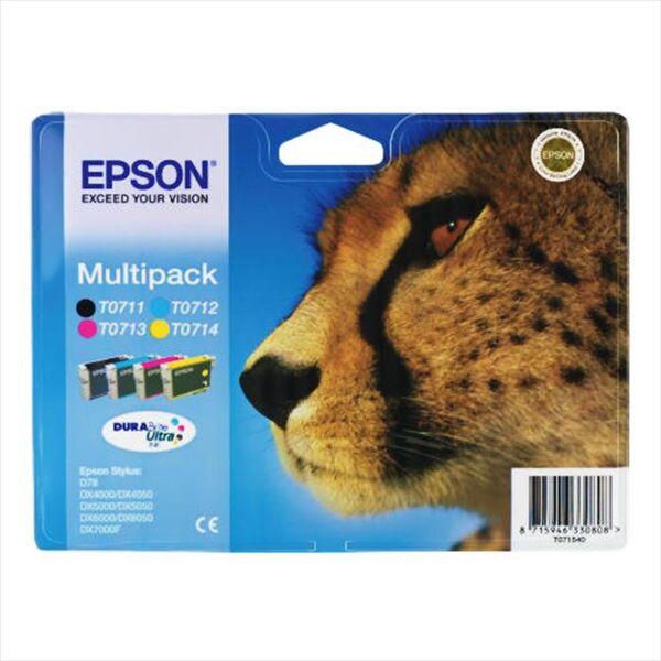 epson multipack dx4000 4 colori blister rs multipack (b,c,m,y)