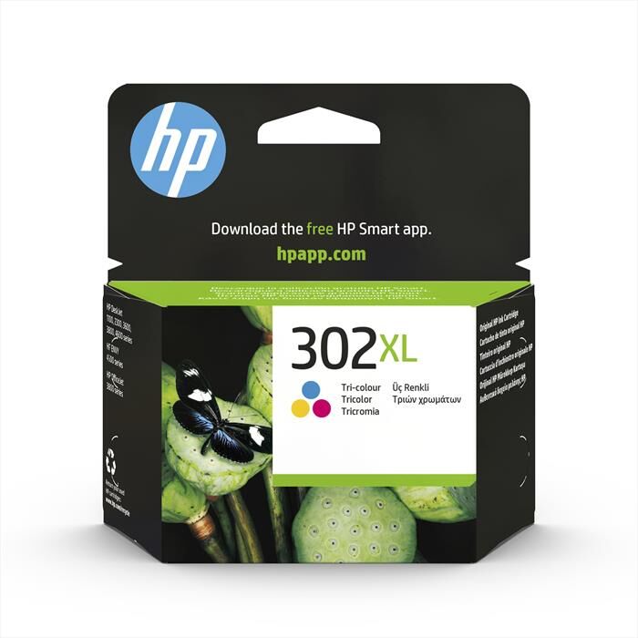 hp 302xl high yield tri-color-tricromia, alta capacità