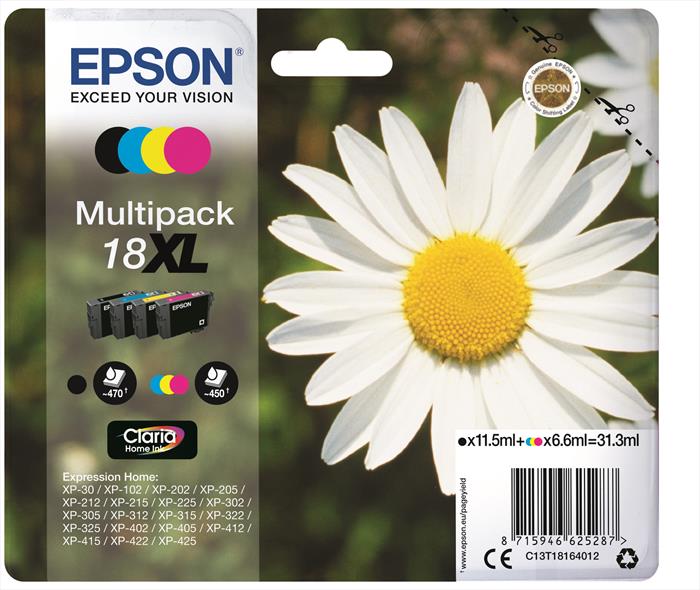 Epson C13t18164022-multipack 4 Colori (ncmg)