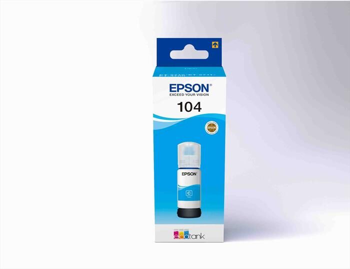 Epson 104 Flacone Di Inchiostro Ecotank T00p2 Ciano-ciano