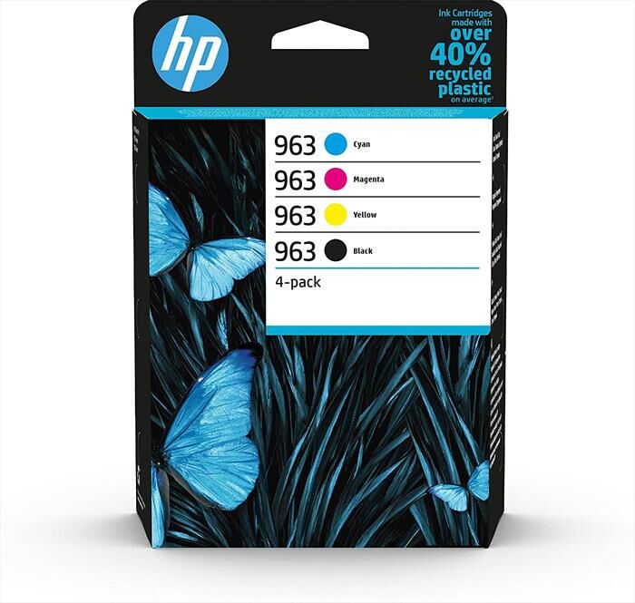 HP 963 Combo Pack 4 Cartucce E-nero, Ciano, Magenta, Giallo