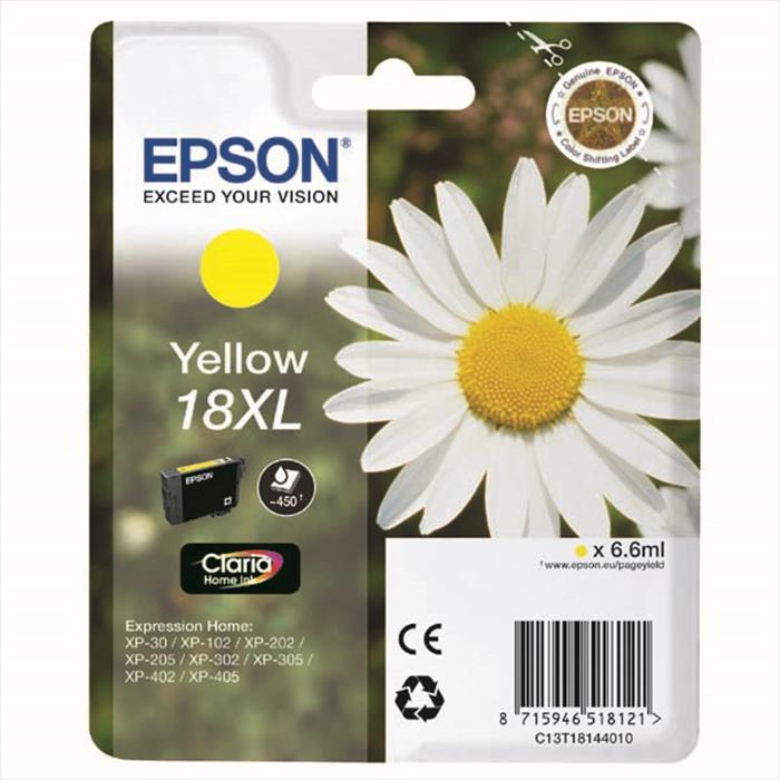 epson cartuccia giallo serie 18xl/margherita