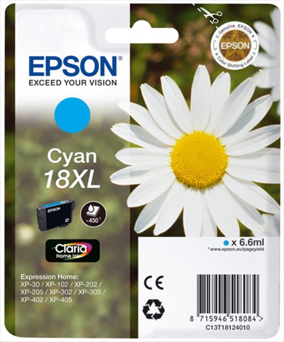 epson cartuccia ciano serie 18xl/margherita -