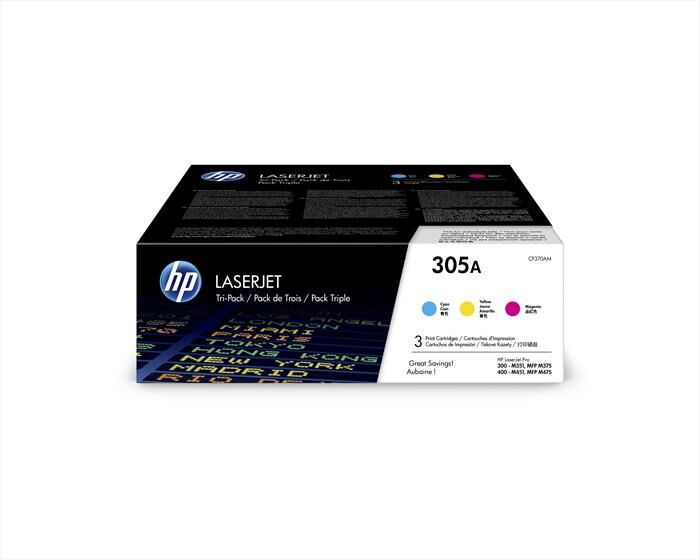 HP Toner 305a Combo Pack C/m/y-ciano, Magenta, Giallo