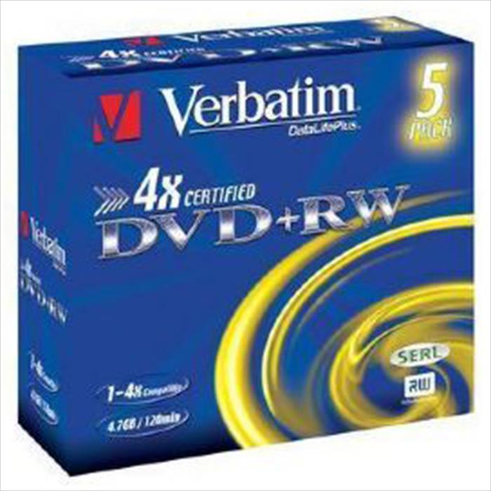 verbatim dvd+rw 5pz