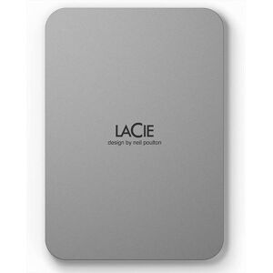 LaCie Hard Disk Esterno 1tb Mobile Drive V2 Usb-c-argento Lunare