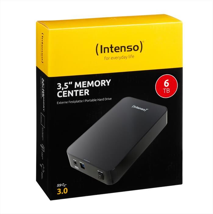 intenso 3,5“ memory center 6 gb-nero