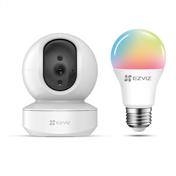 ezviz videocamera da interno motorizzata ty1 + lb1 color-white