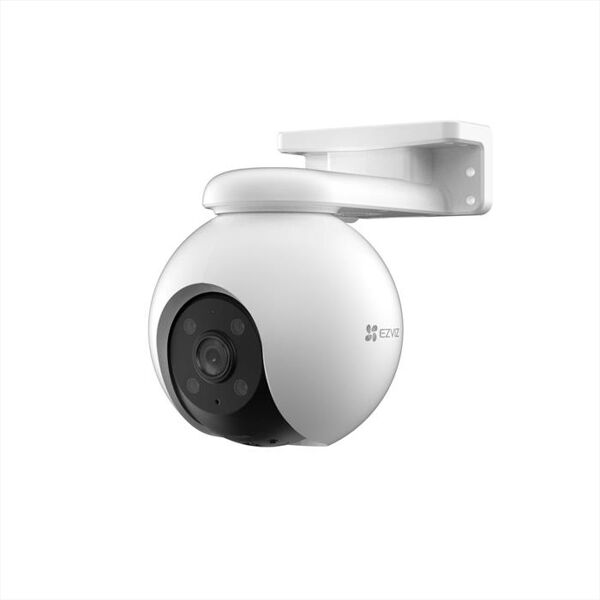 ezviz telecamera wifi per esterni h8 pro 5mp-bianco