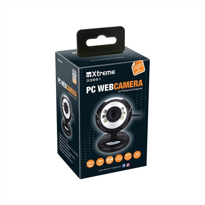 xtreme pc webcamera-nero