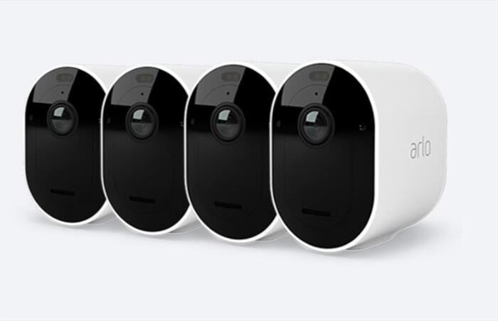 ARLO Videocamera Di Sicurezza Wifi Pro 5 Pack Da 4-white