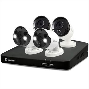 SWANN Kit Nvr 2tb 8ch + 4 Cam 4k-white SWANN Kit Nvr 2tb 8ch + 4 Cam 4k-white
