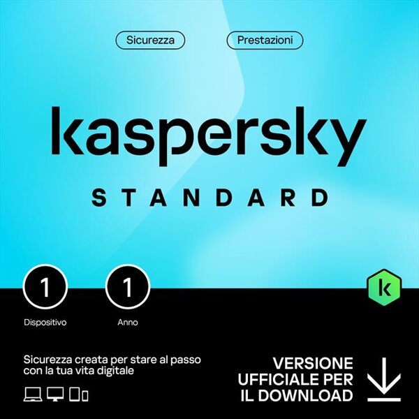 kaspersky standard 1 device 1 anno