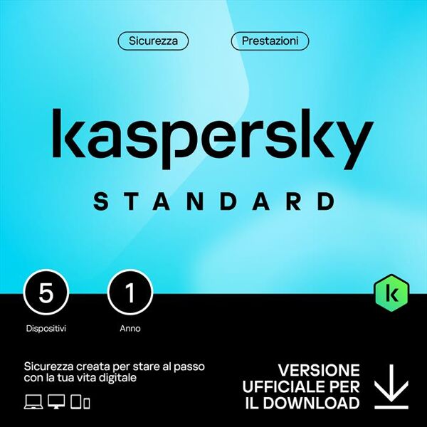 kaspersky standard 5device 1anno