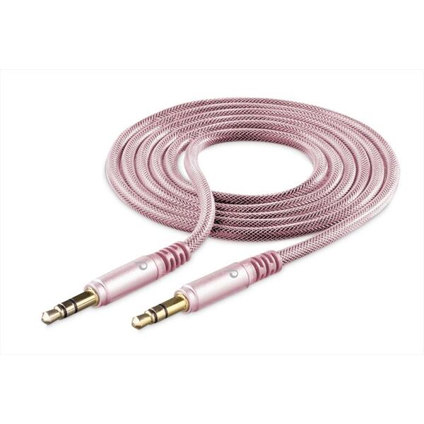 cellular line laauxmusicp cavo aux-aux music cable-iphone/ipad-rosa