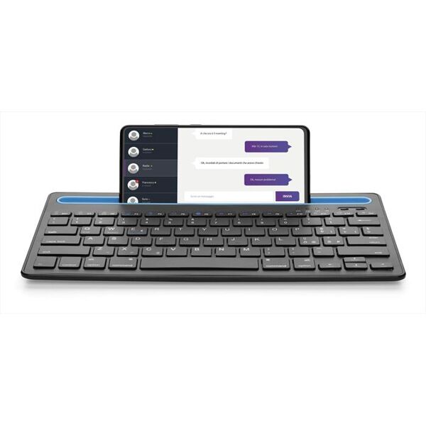 cellular line stand keyboard keybstandhomeitak per samsung e app-nero