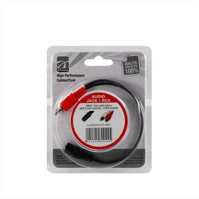 Xtreme Cavo Audio Jack 3.5 Stereo-nero Xtreme Cavo Audio Jack 3.5 Stereo-nero