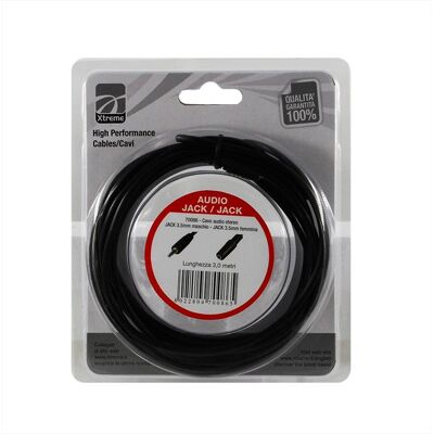 Xtreme Cavo Audio Jack 3.5 Stereo-nero Xtreme Cavo Audio Jack 3.5 Stereo-nero