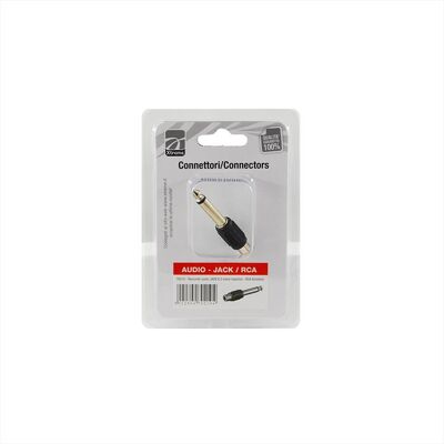 Xtreme Raccordo Audio Jack 6.3 Mono-nero Xtreme Raccordo Audio Jack 6.3 Mono-nero