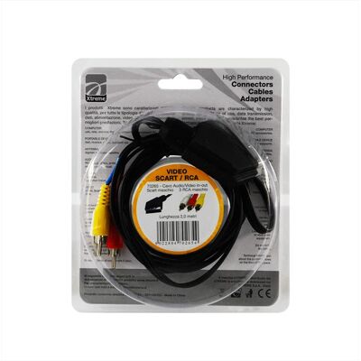 Xtreme Cavo Audio-video Scart-nero Xtreme Cavo Audio-video Scart-nero