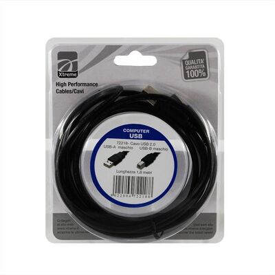 Xtreme Cavo Usb 2.0-nero Xtreme Cavo Usb 2.0-nero