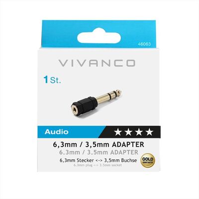 SBS Adattatore Audio Vvajackad35f63mg-nero SBS Adattatore Audio Vvajackad35f63mg-nero
