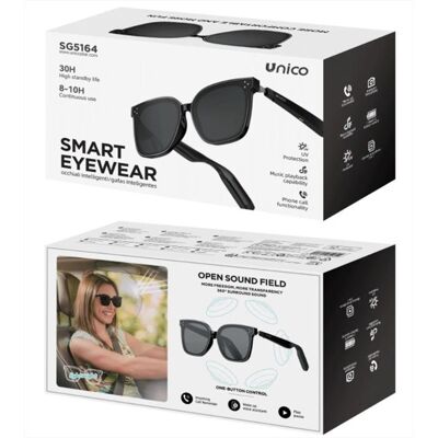 KARMA Occhiali Musicali Bluetooth Sg 5164-nero KARMA Occhiali Musicali Bluetooth Sg 5164-nero