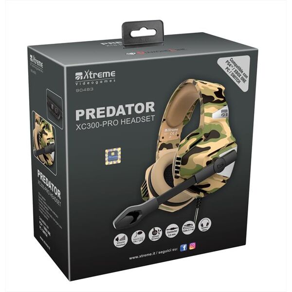 xtreme predator xc300-pro headset-camouflage