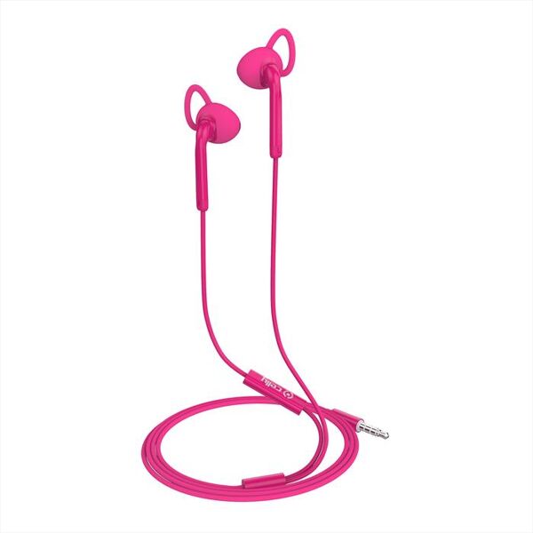 celly up400actpk auricolari stereo 3.5mm active rosa-rosa/plastica