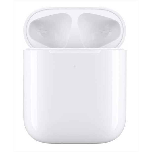 apple custodia di ricarica wireless per airpods-bianco