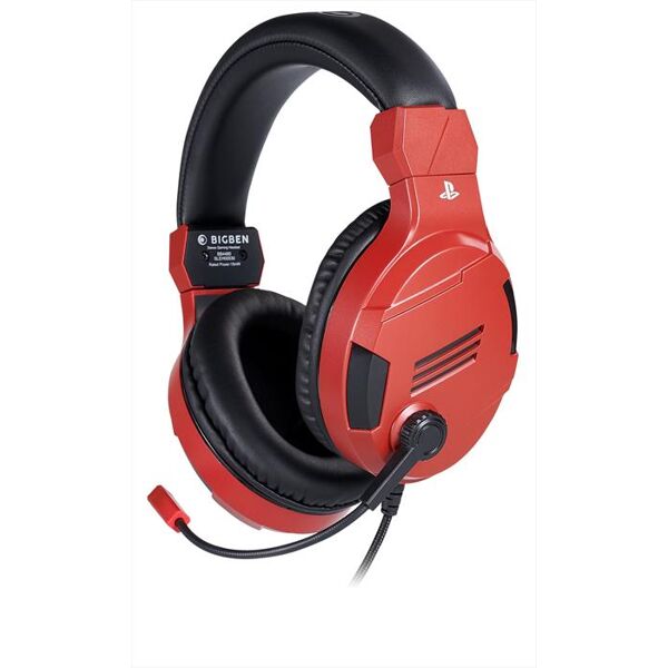 big ben ps4ofheadsetv3red-nero/rosso