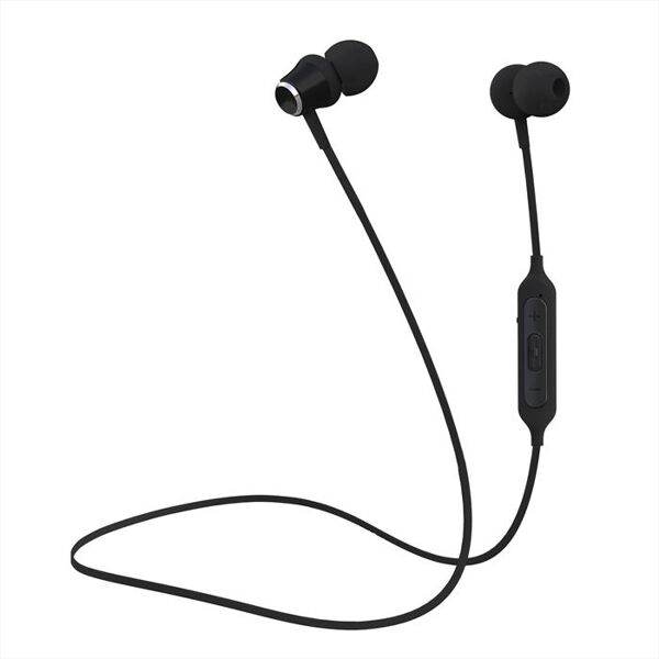 celly bhstereo2bk bluetooth stereo 2 in-ear-nero/plastica