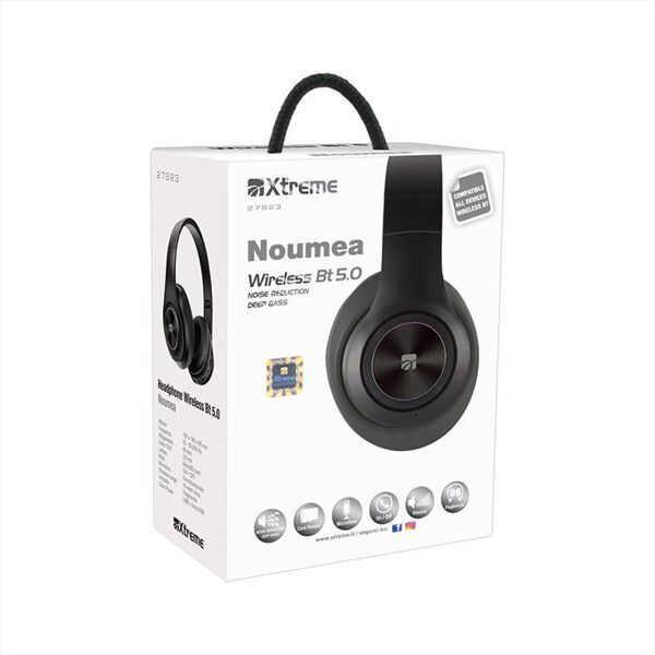 xtreme headphone noumea wireless bt 5.0-nero